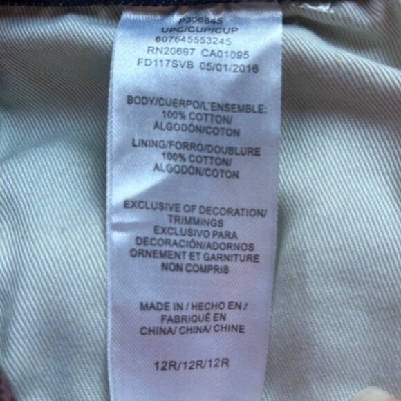 Dickies Flannel Lined Relaxed Fit Jeans 12R Dark Wash Cuff Warm Utility Campus - Picture 10 of 10